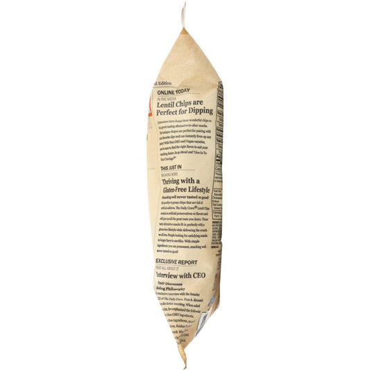 THE DAILY CRAVE: Aged White Cheddar Lentil Chips, 4.25 oz