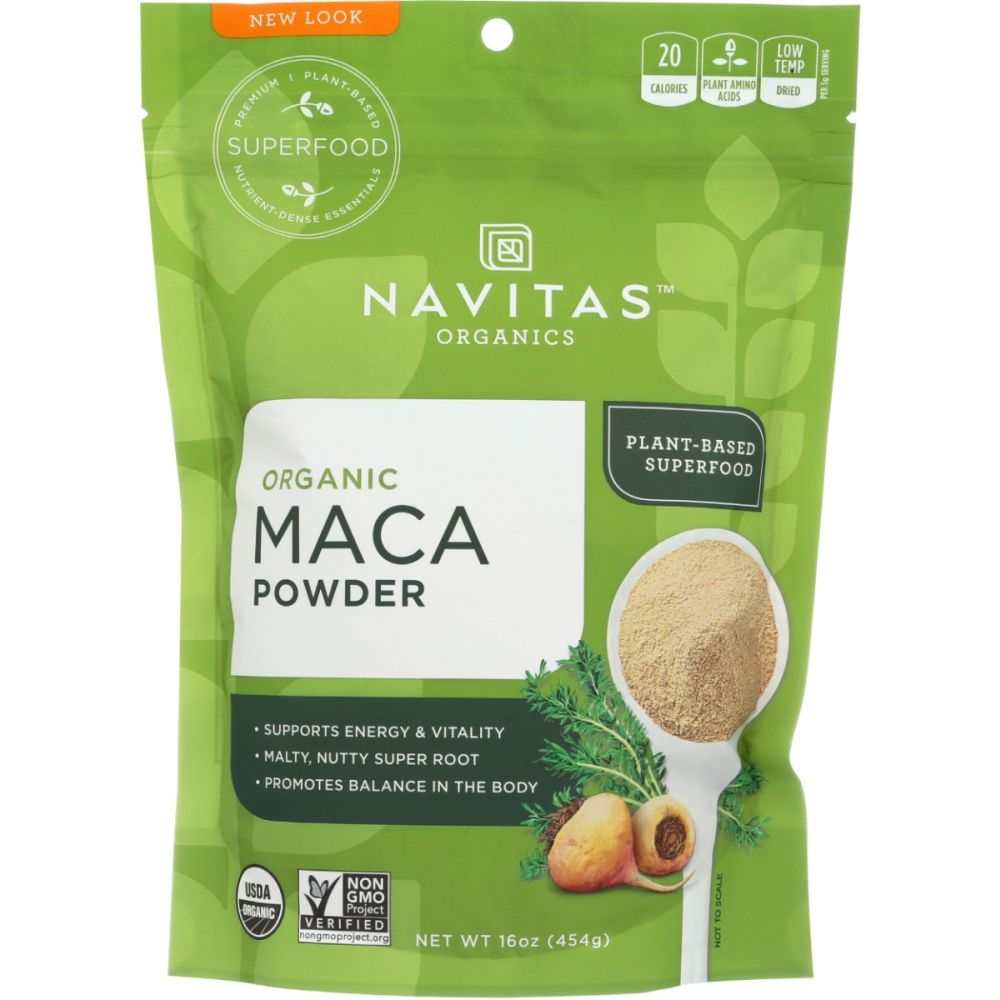 NAVITAS Organic Maca Powder, 16 oz