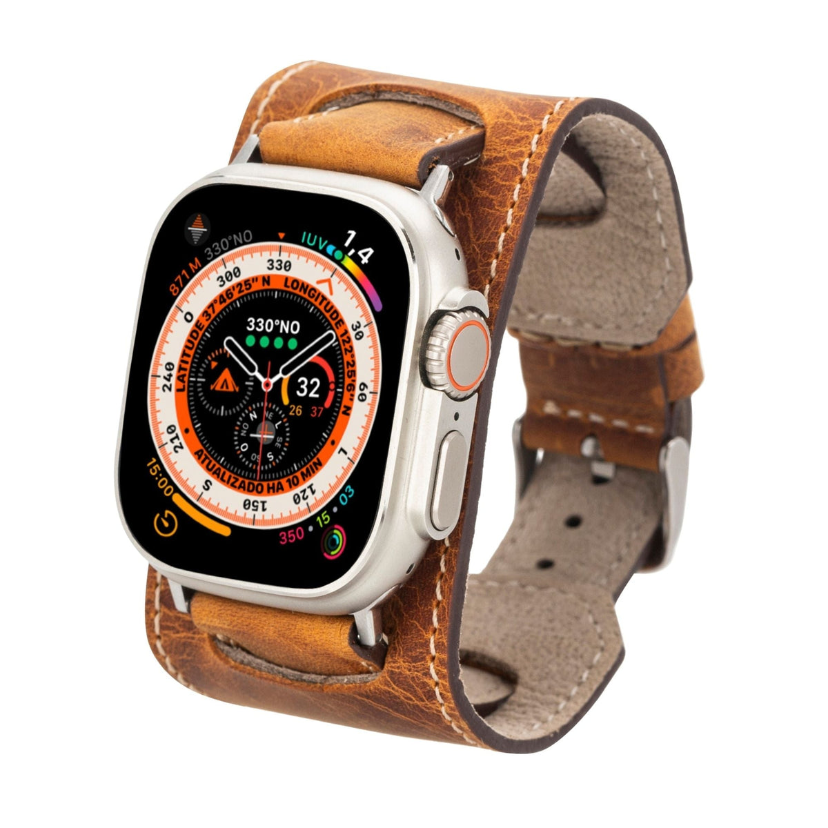 Moorcroft Cuff Leather Bands for Apple Watch