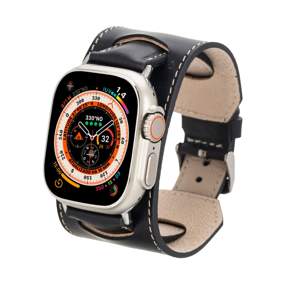 Moorcroft Cuff Leather Bands for Apple Watch