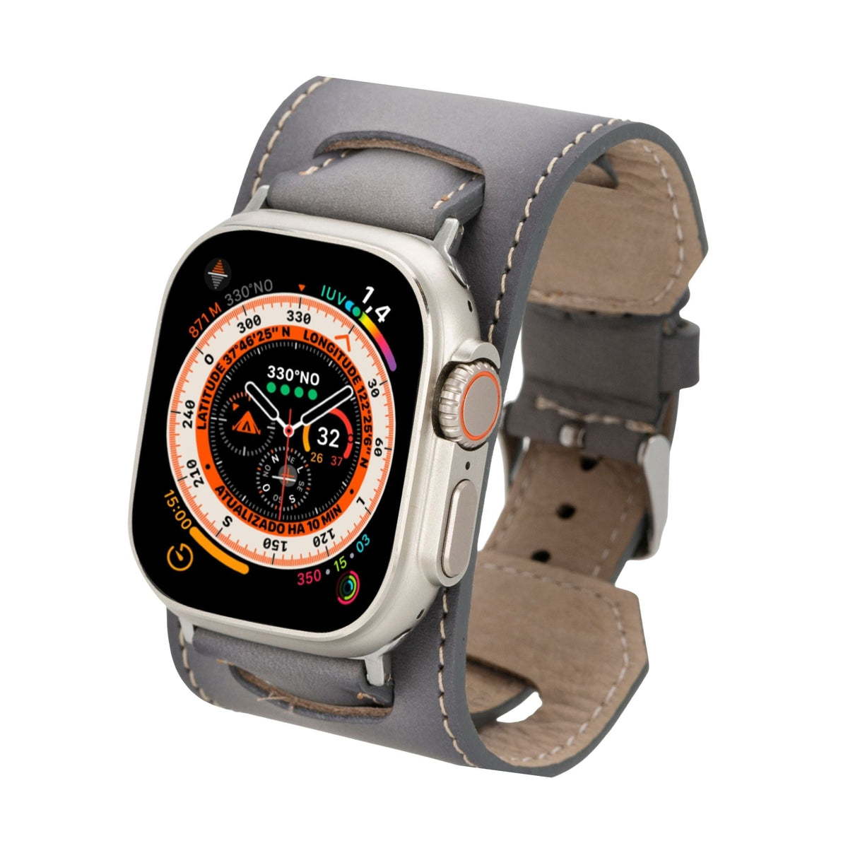 Moorcroft Cuff Leather Bands for Apple Watch