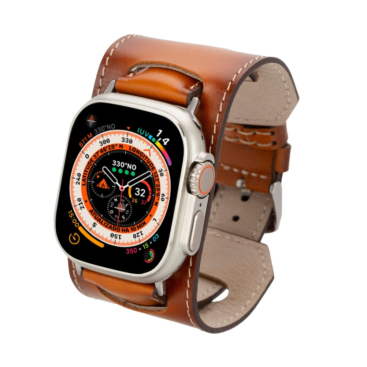 Moorcroft Cuff Leather Bands for Apple Watch