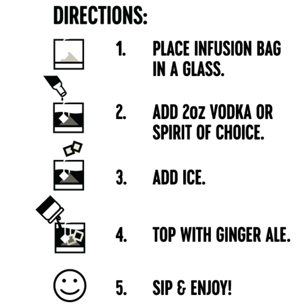 Moscow Mule Infusion Kit – Sugar Free Travel Cocktail Tea Bags