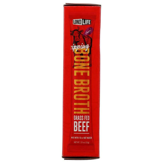 LONOLIFE: Grass Fed Beef Bone Broth 4Pk, 2.12 oz