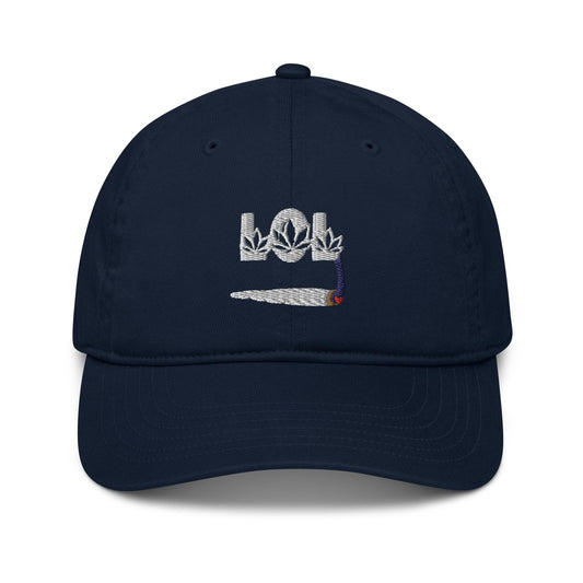 Zero Chill, Full Leaf: LOL Pot Burn Organic Dad Hat