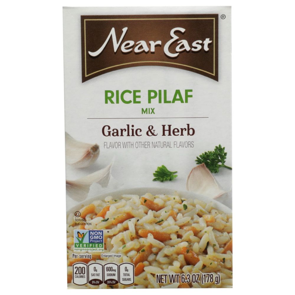 NEAR EAST: Rice Pilaf and Blends Garlic and Herb, 6.3 oz