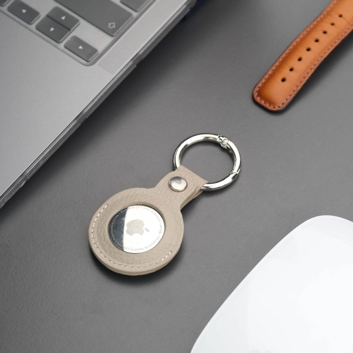 Saratoga Leather AirTag Holder