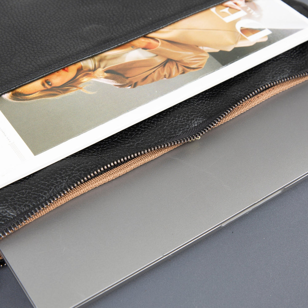 Seward Leather Laptop Bag with Shoulder Strap - MacBook Sleeve 14" & 16"
