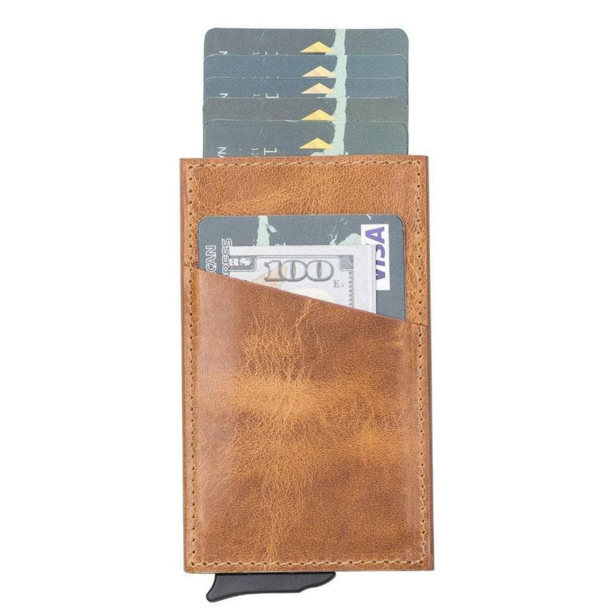 Telluride Leather Popup Cardholder for Men and Women