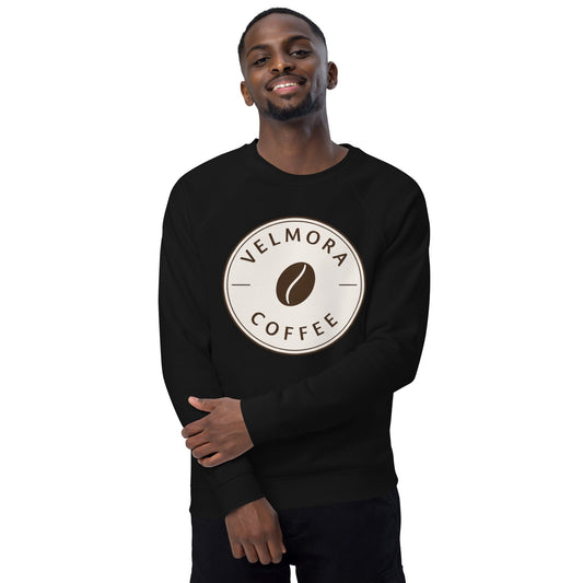 Unisex organic raglan sweatshirt