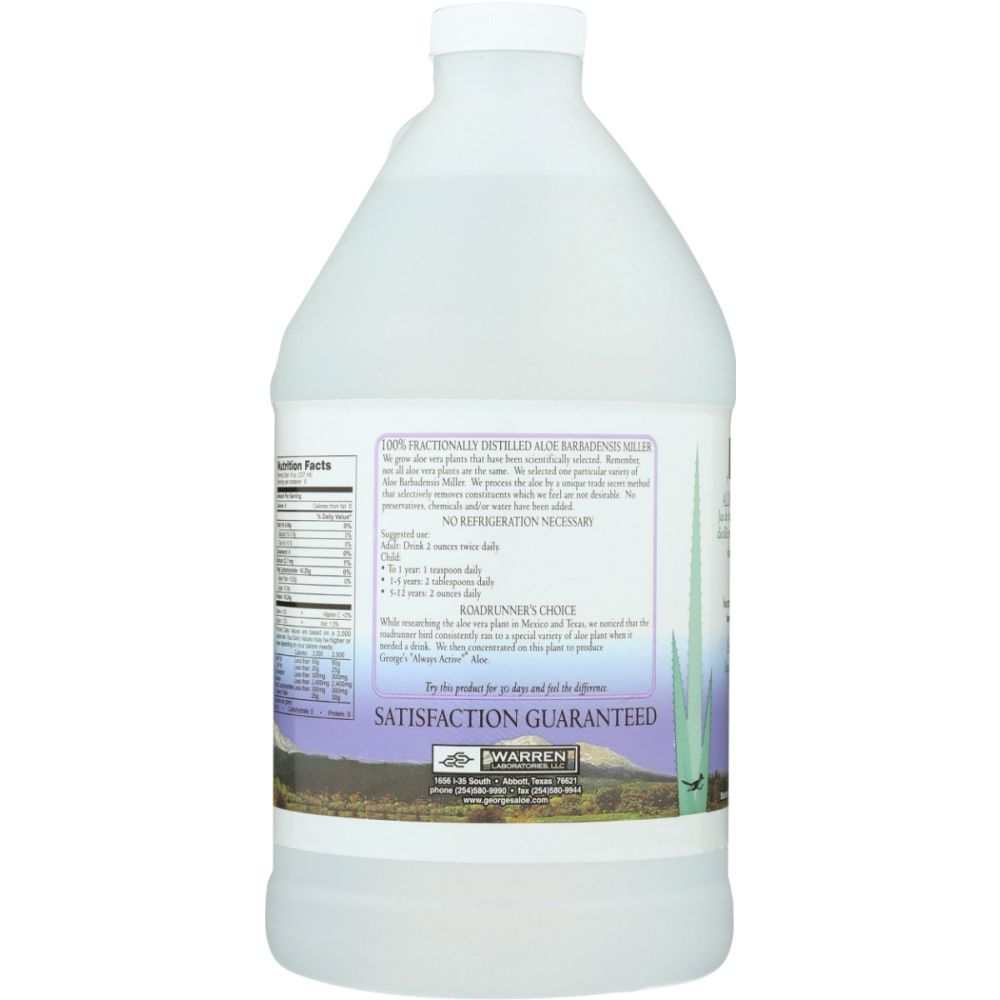 GEORGES Aloe Vera -Premium 64oz Fractionally Distilled|Health|Wellness