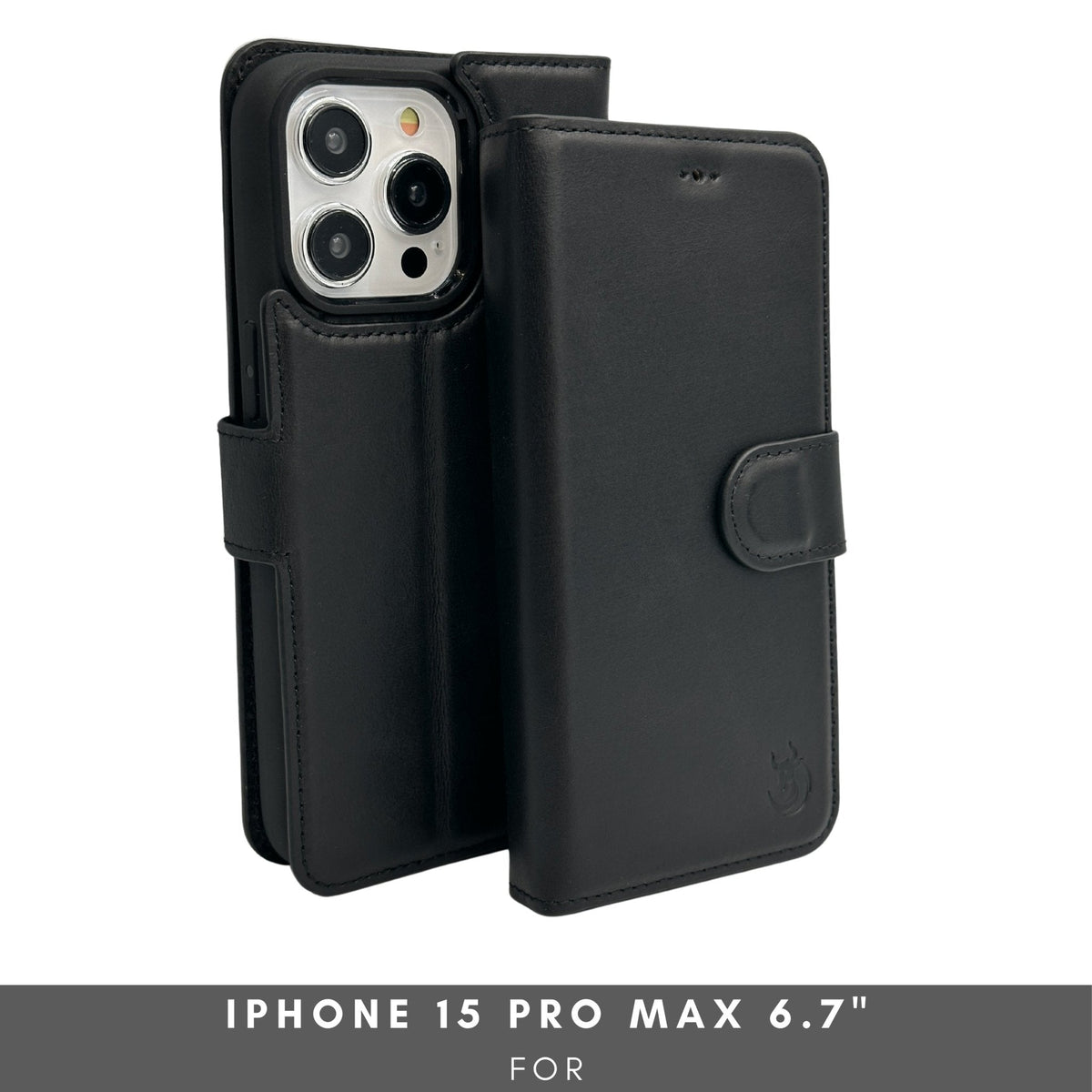 Vegas Premium Leather iPhone 15 Pro Max Wallet Case with MagSafe | Detachable RFID Blocking Luxury Wallet