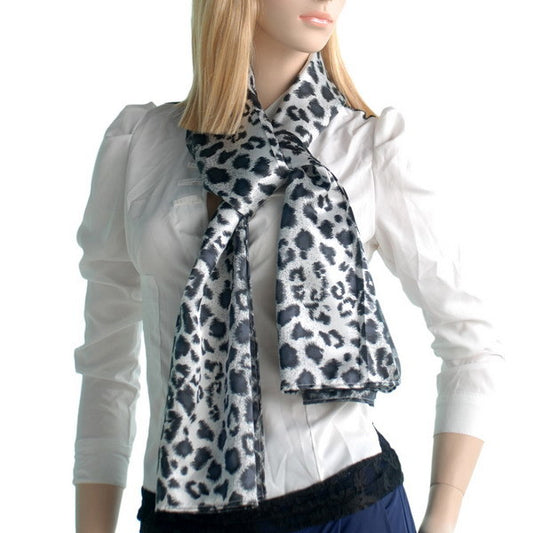 Blando Elegant Stylish Leopard Design Natural Silk Scarf/Wrap/Shawl(Large)