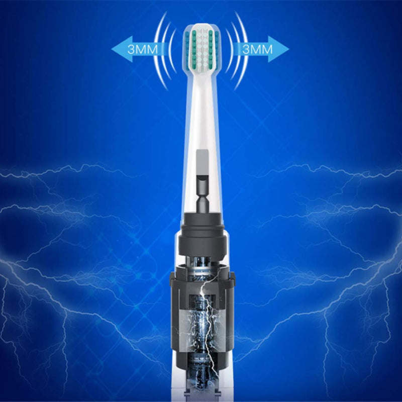Ultrasonic Electro Toothbrush With Two Additional Brush Heads