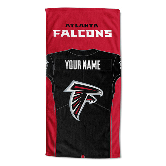 [Personalization Only] Atlanta Falcons "Jersey" Personalized Beach Towel