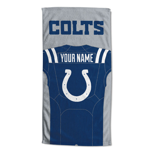 [Personalization Only] Indianapolis Colts "Jersey" Personalized Beach Towel