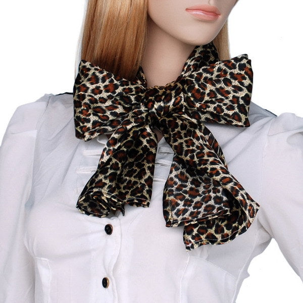Blando Fashion Lady Leopard Print Subtle Natural Comfy Silk Scarf/Wrap/Shawl(Large)
