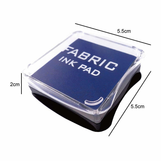 Stamp Pad; Fabric Ink Pad Stamps Set; 5 Colors Non-Toxic Pigment Ink Pad for Stamps; Rubber Stamps; Card Making Supplies; Wood; Fabric and Paper Surface. Stamps for Crafts (5 Pack)