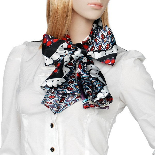 Blando Purple Tone Fantastic Multi-Patterns Chic Natural Soft Silky Scarf/Wrap/Shawl(Small)