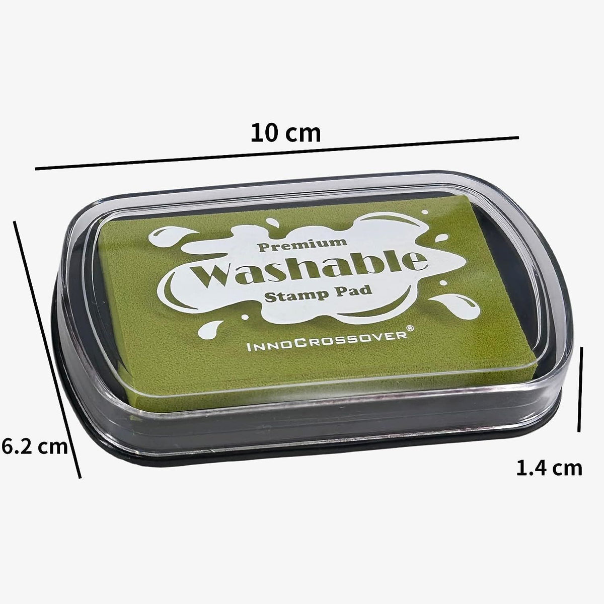 7 Washable Ink Pads for Rubber Stamps; Letter Stamps; Baby Footprint; Fingerprint; Stamp Pads For Kids on Scrapbooking; Card Making Supplies- Large Safe Non-Toxic Ink Pad(7 Pack)