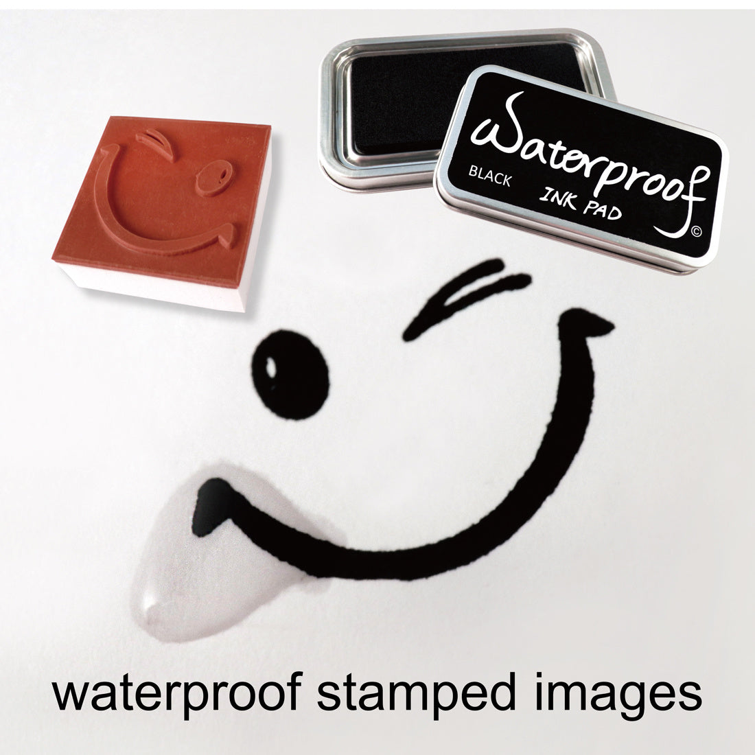 Ink Pads for Rubber Stamps; Rubber Stamps Pads- Permanent; Waterproof; Stamp Pads for Card Making; Scrapbooking Supplies; Christmas Ink Stamps; Hand Stamp Ink Pad; Non-Toxic (5 Ink Pad Bundles)