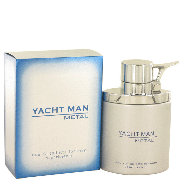 Yacht Man Metal by Myrurgia Eau De Toilette Spray 3.4 oz