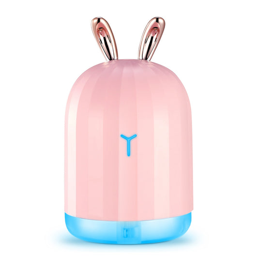 220ml Cool Mist Humidifier Ultrasonic Air Diffuser Atomizer w/7 Color Breathing Lights