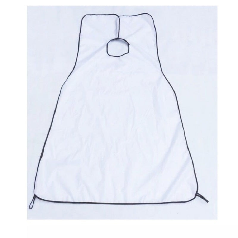 Waterproof Self Grooming Cloth with Suction Cups for Mirror - Men Shaving Beard Trimming Hair Catcher Cape