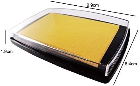 7 Washable Ink Pads for Rubber Stamps; Letter Stamps; Baby Footprint; Fingerprint; Stamp Pads For Kids on Scrapbooking; Card Making Supplies- Large Safe Non-Toxic Ink Pad(7 Pack)