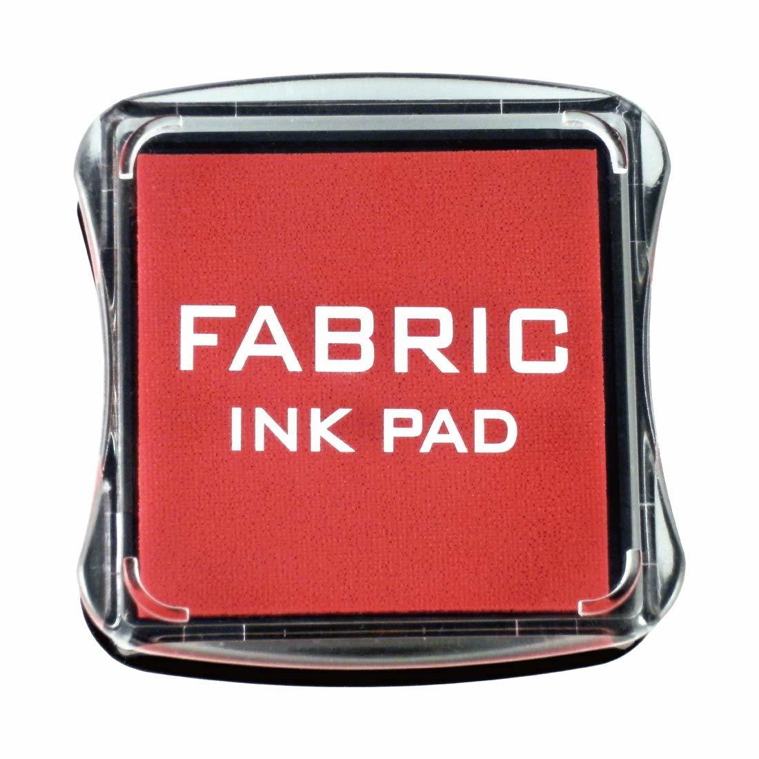 Stamp Pad; Fabric Ink Pad Stamps Set; 5 Colors Non-Toxic Pigment Ink Pad for Stamps; Rubber Stamps; Card Making Supplies; Wood; Fabric and Paper Surface. Stamps for Crafts (5 Pack)