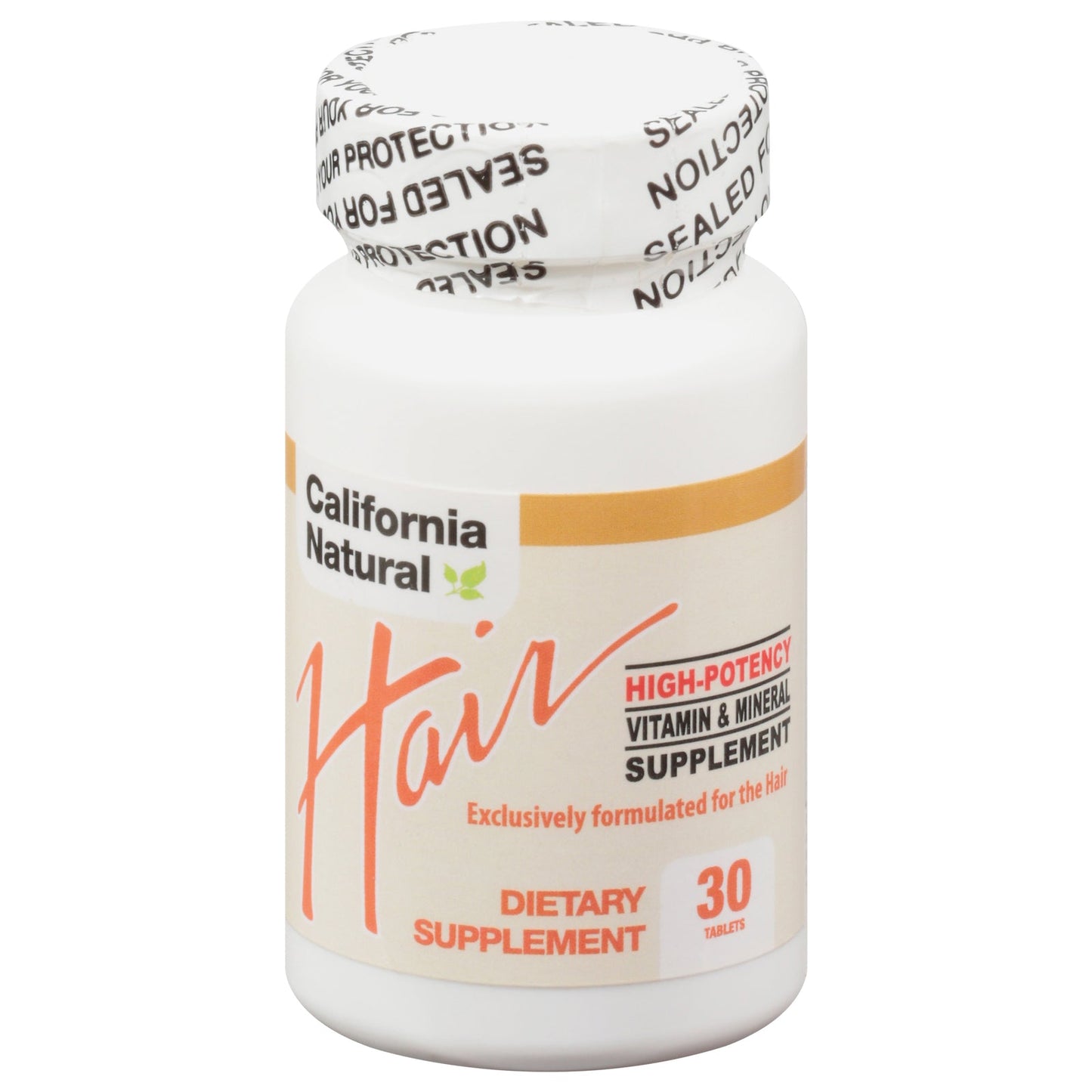 California Natural Hair - 30 Tablets