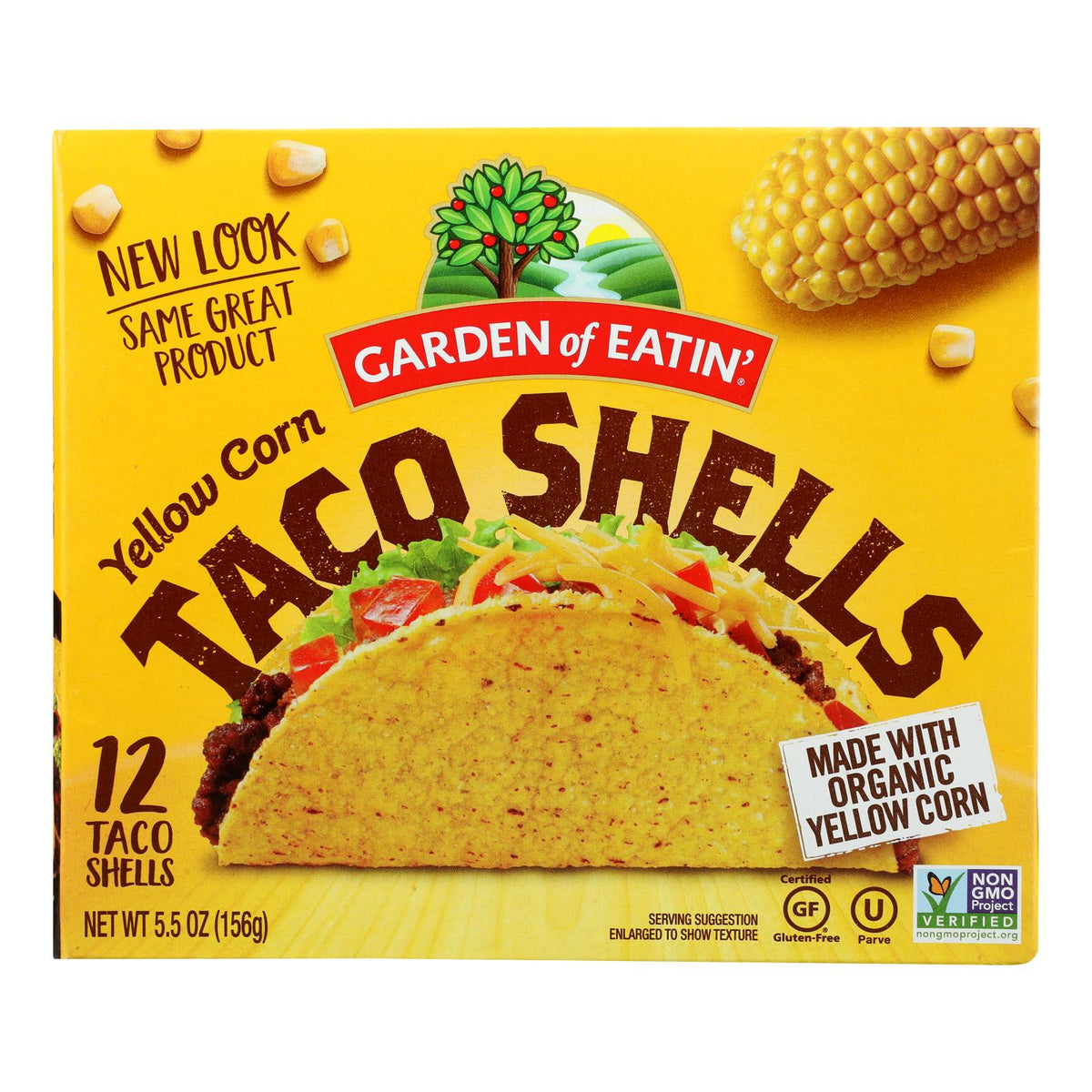 Garden Of Eatin' Yellow Corn Taco Shells, 12 Pack, 5.5 Oz