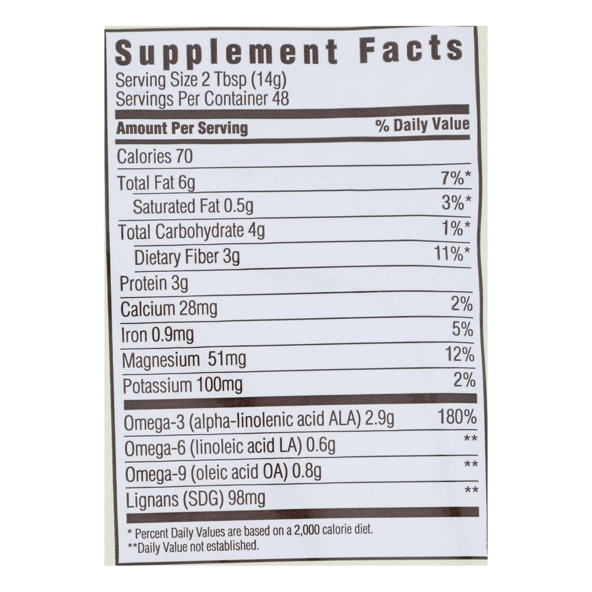Organic Ground Flaxseed - Premium 24 Oz by Spectrum