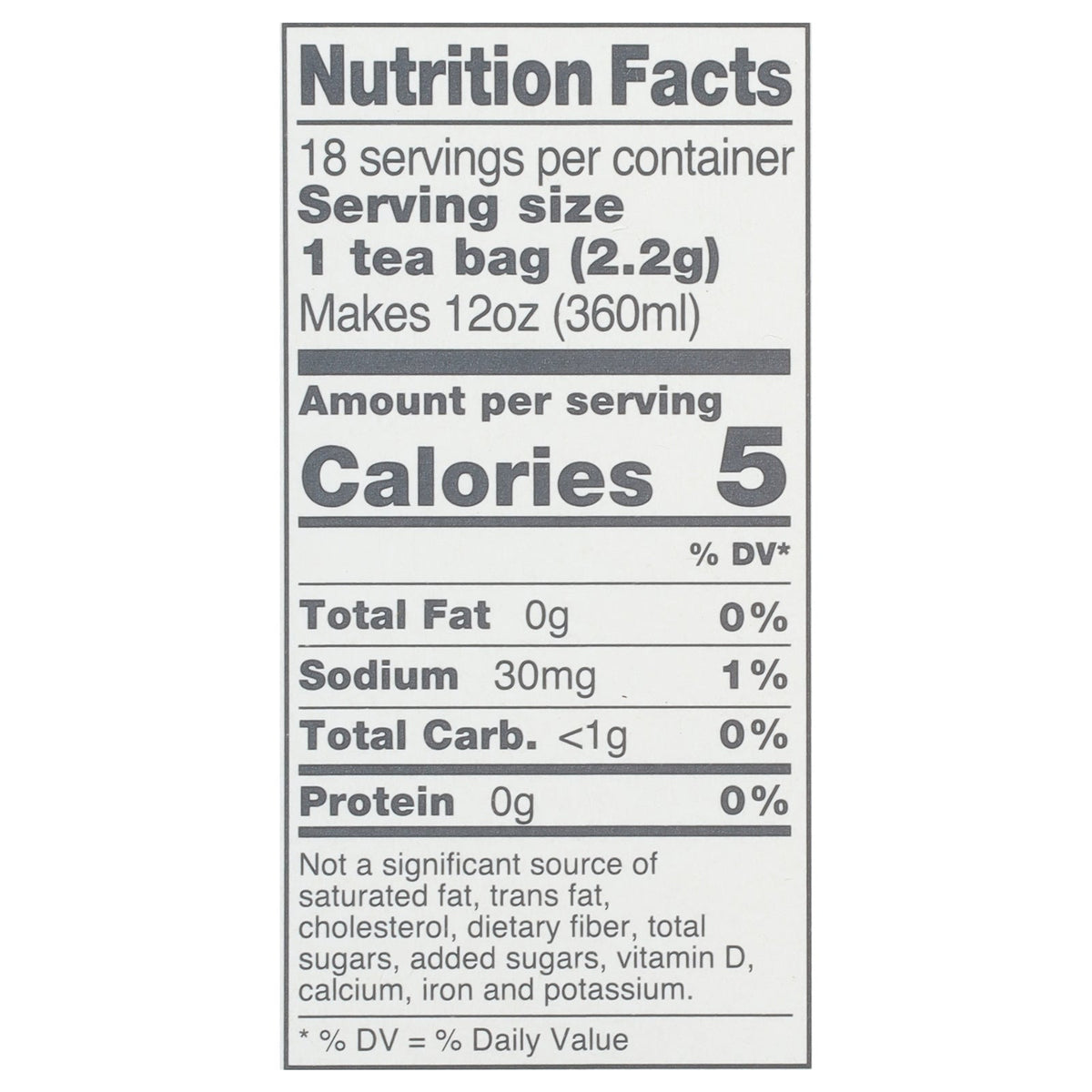 Good Earth Sweet & Spicy Herbal Tea, 6 Packs of 18 Bags