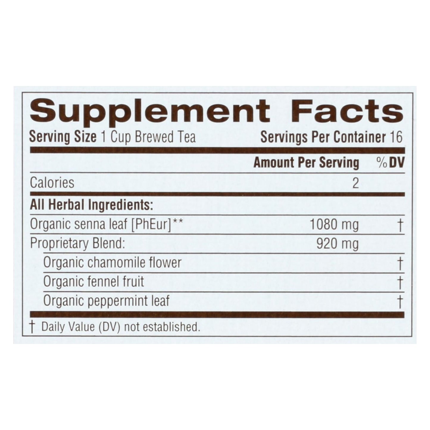 Smooth Move Chamomile Herbal Tea, Organic, 96 Bags Total