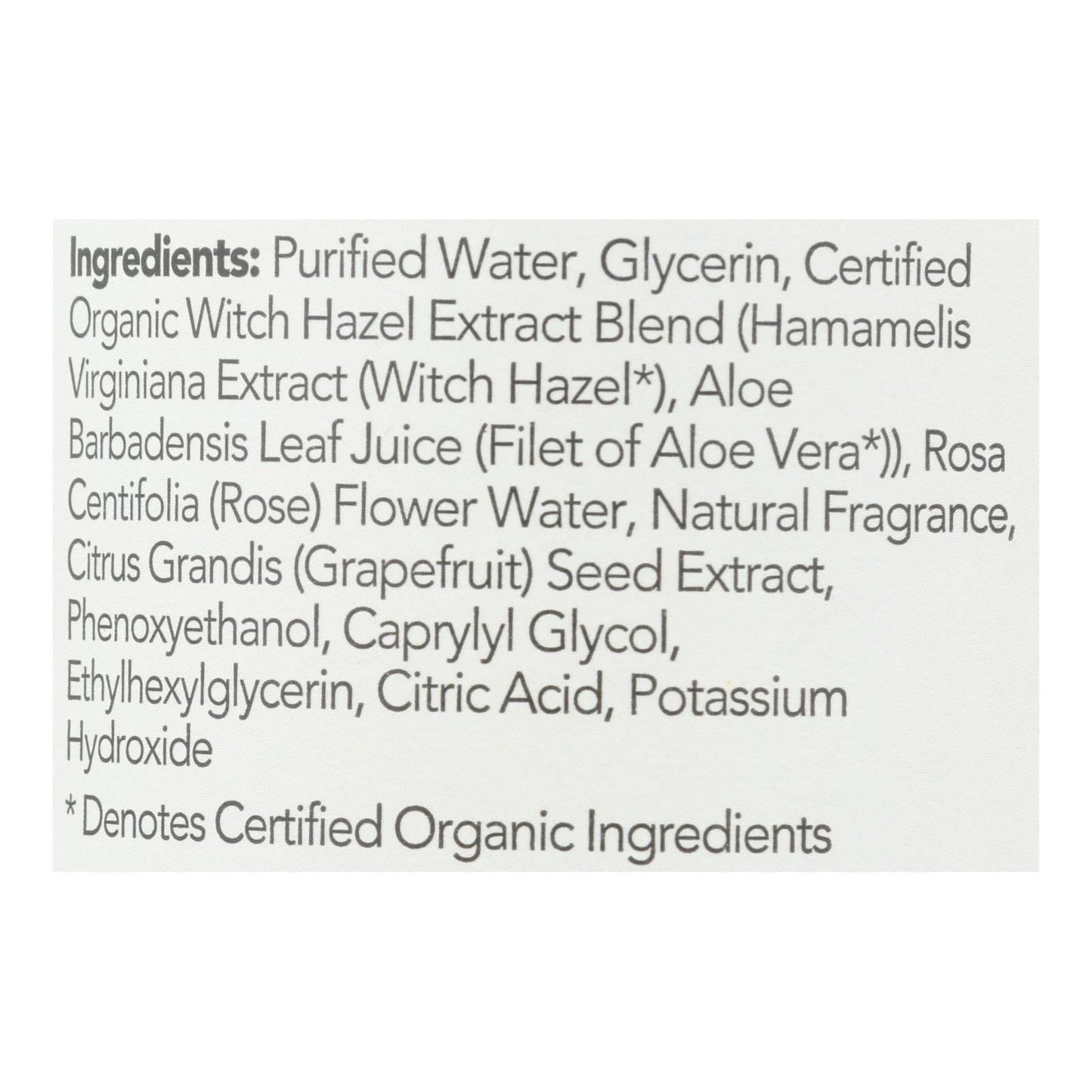 Thayers - Witch Hazel Rose Av Af - EA of 1-12 FZ