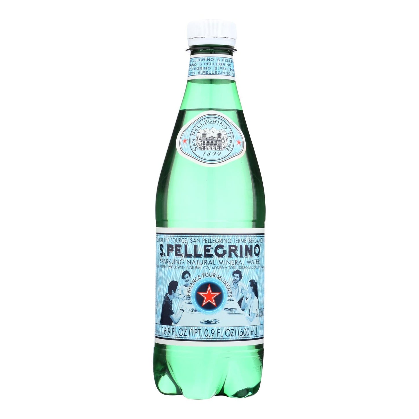 San Pellegrino Sparkling Water, 24 x 0.5L Bottles