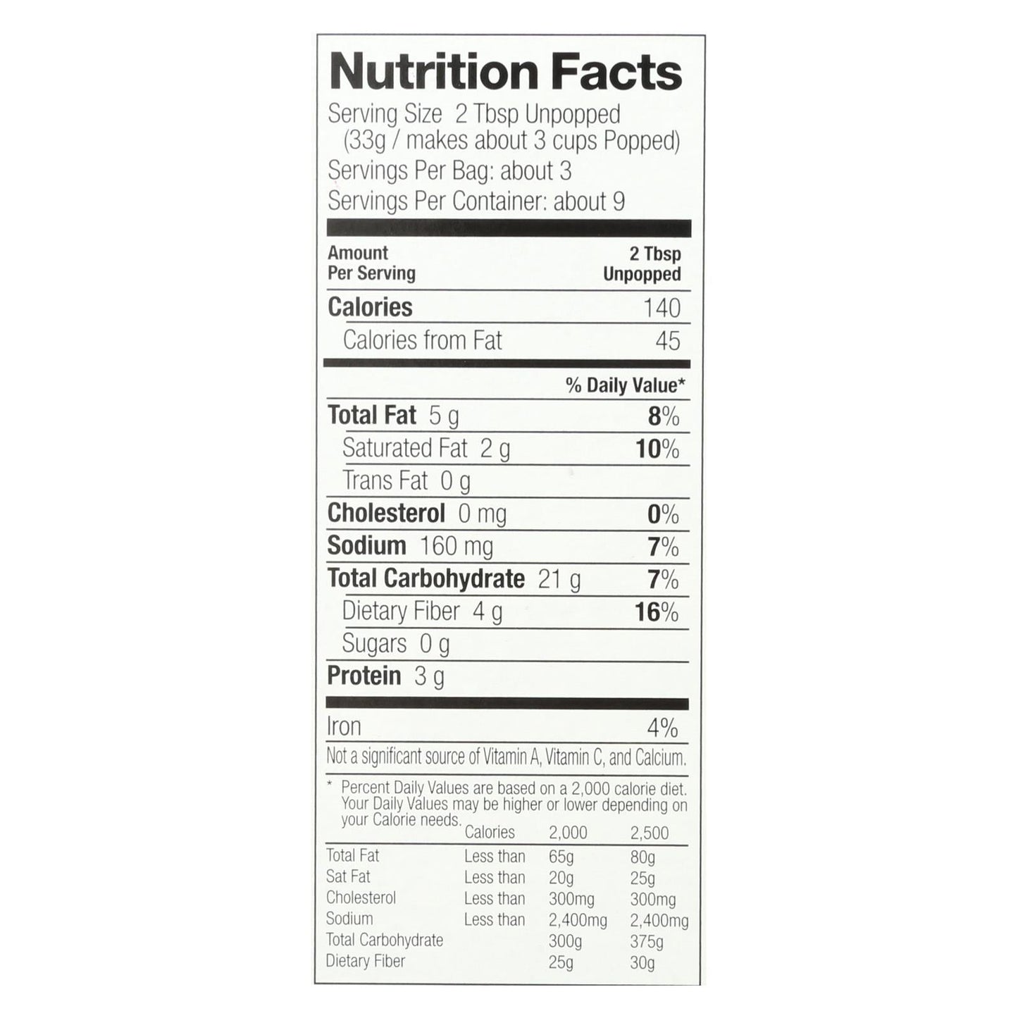 Black Jewell Natural Microwave Popcorn, 6-Pack, 10.5 Oz