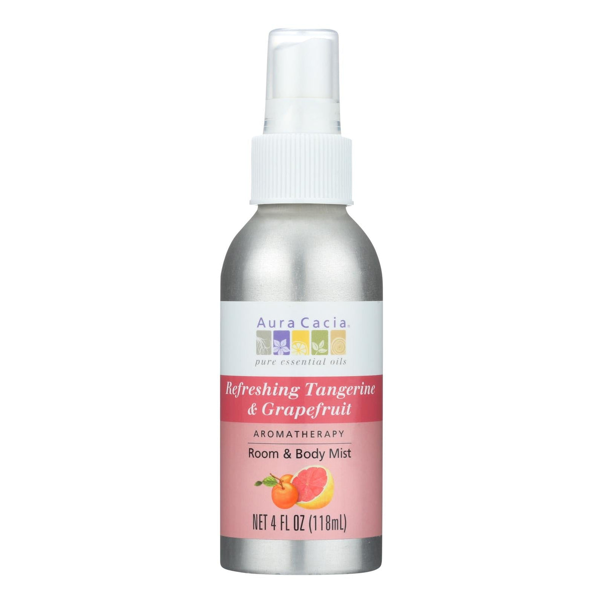 Aura Cacia Tangerine Grapefruit Mist - 4 Fl Oz