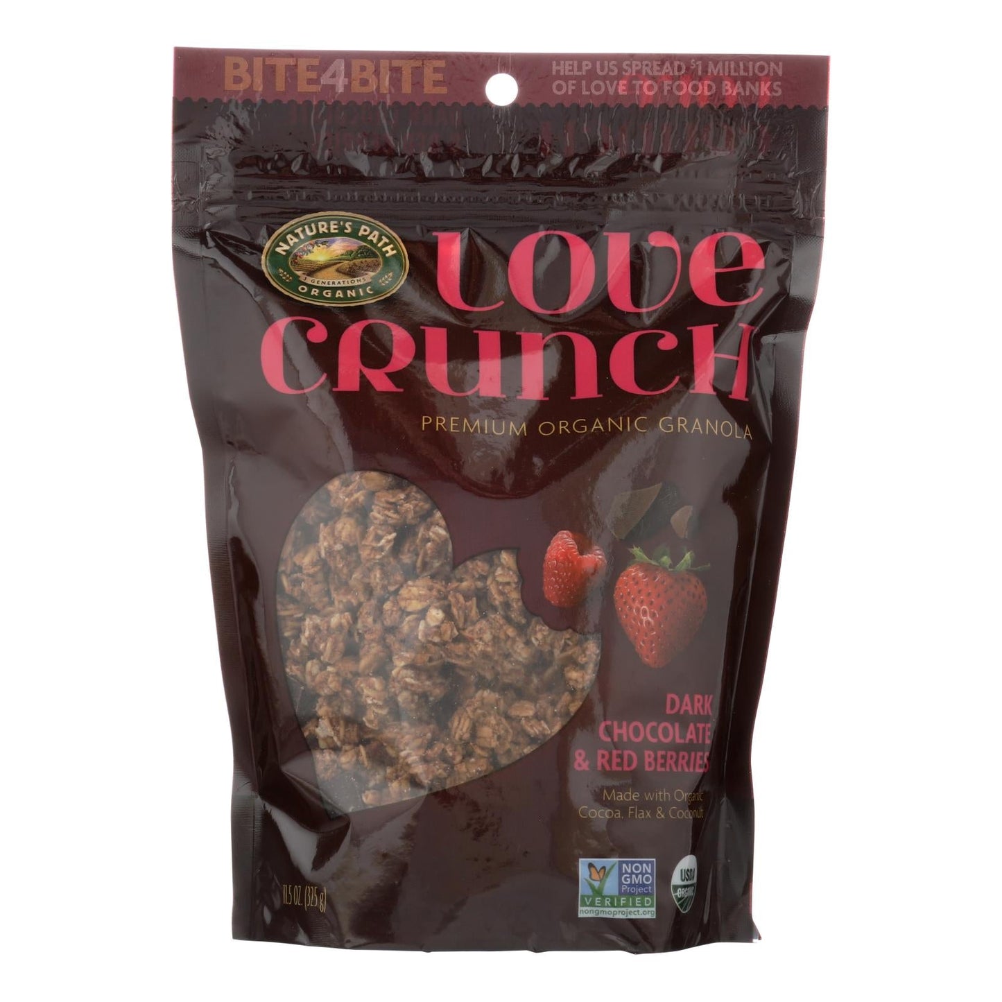Love Crunch Choc & Berries Cereal, Case of 6 - 11.5 Oz