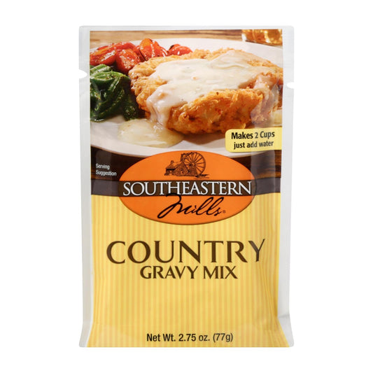 Southeastern Mills Gravy - Country - Case Of 24 - 2.75 Oz