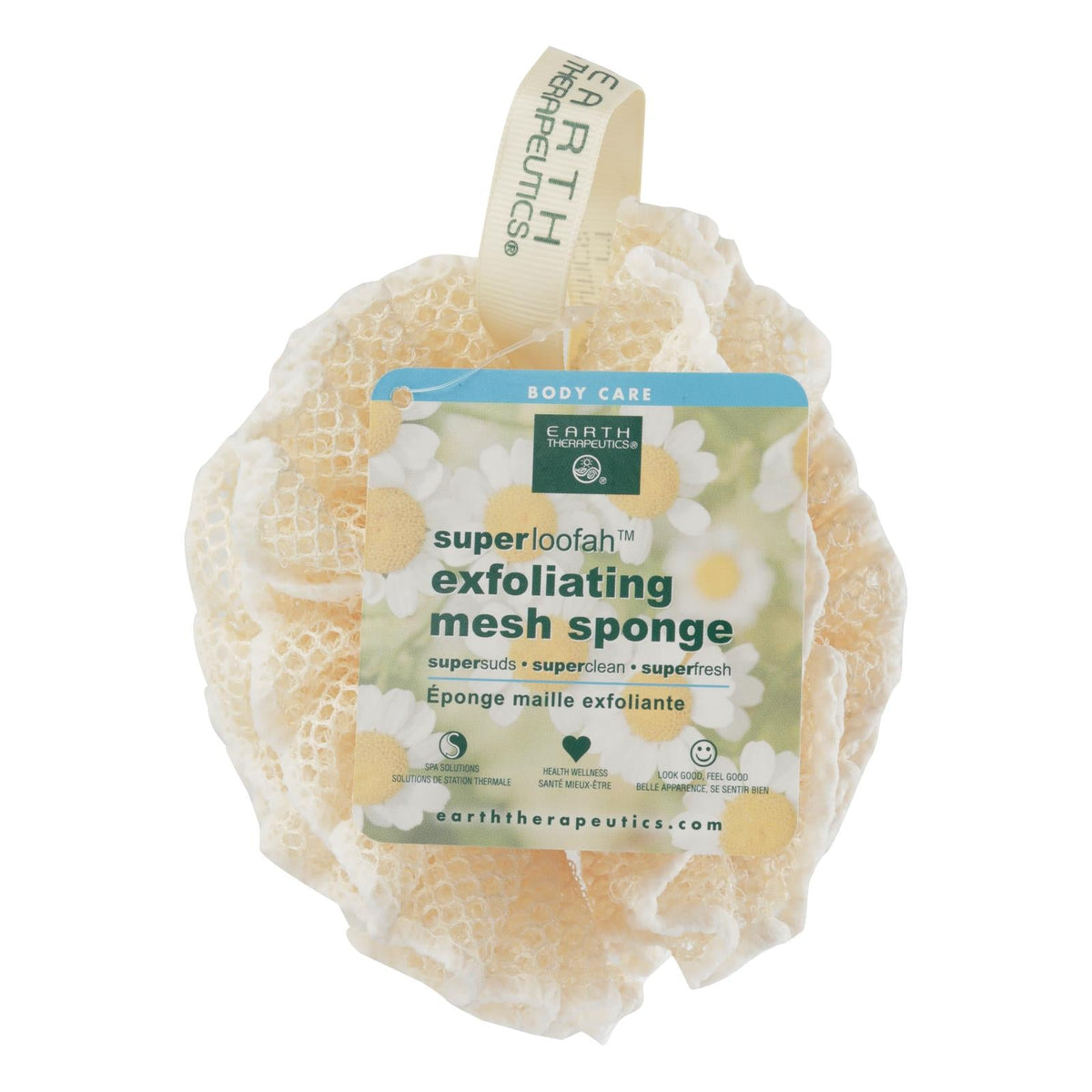 Earth Therapeutics Super Exfoliating Loofah Mesh Sponge