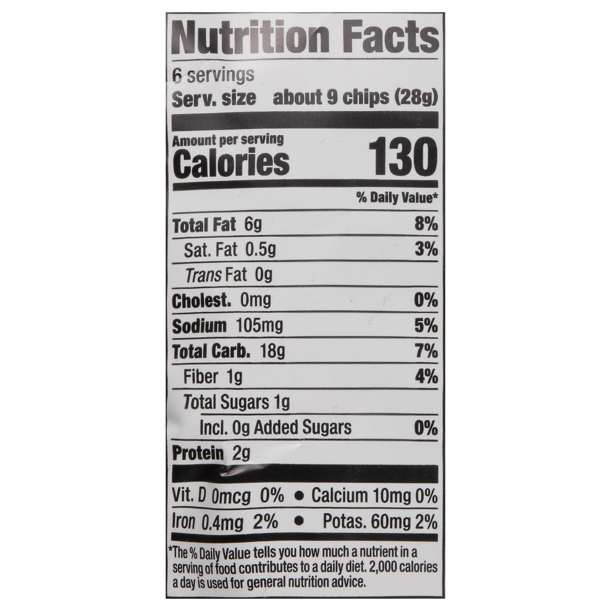Lundberg Sea Salt Rice Chips, Organic, 6-Pack, 5.5 OZ