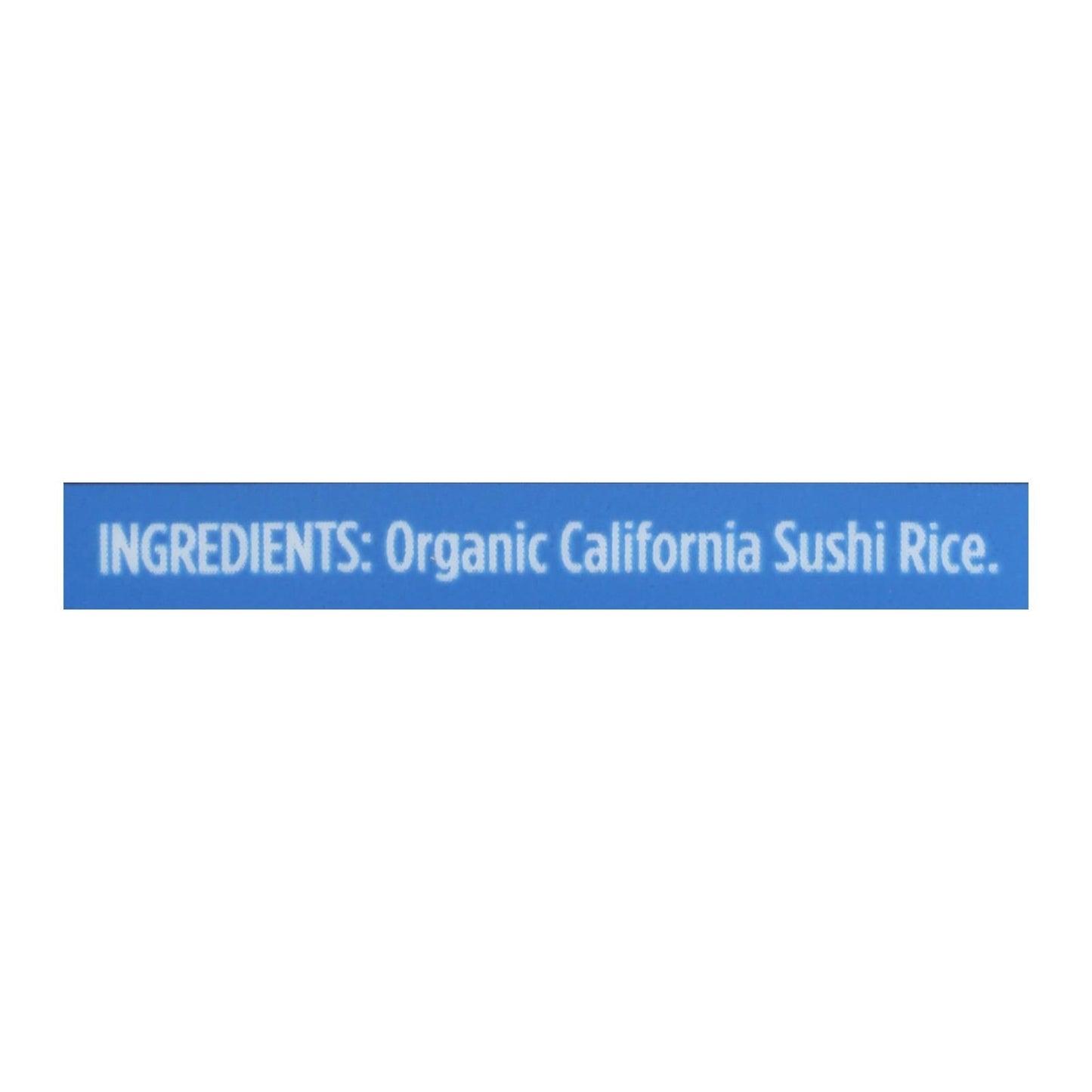 Lundberg Organic Sushi White Rice, 6-Pack, 2 lb Each