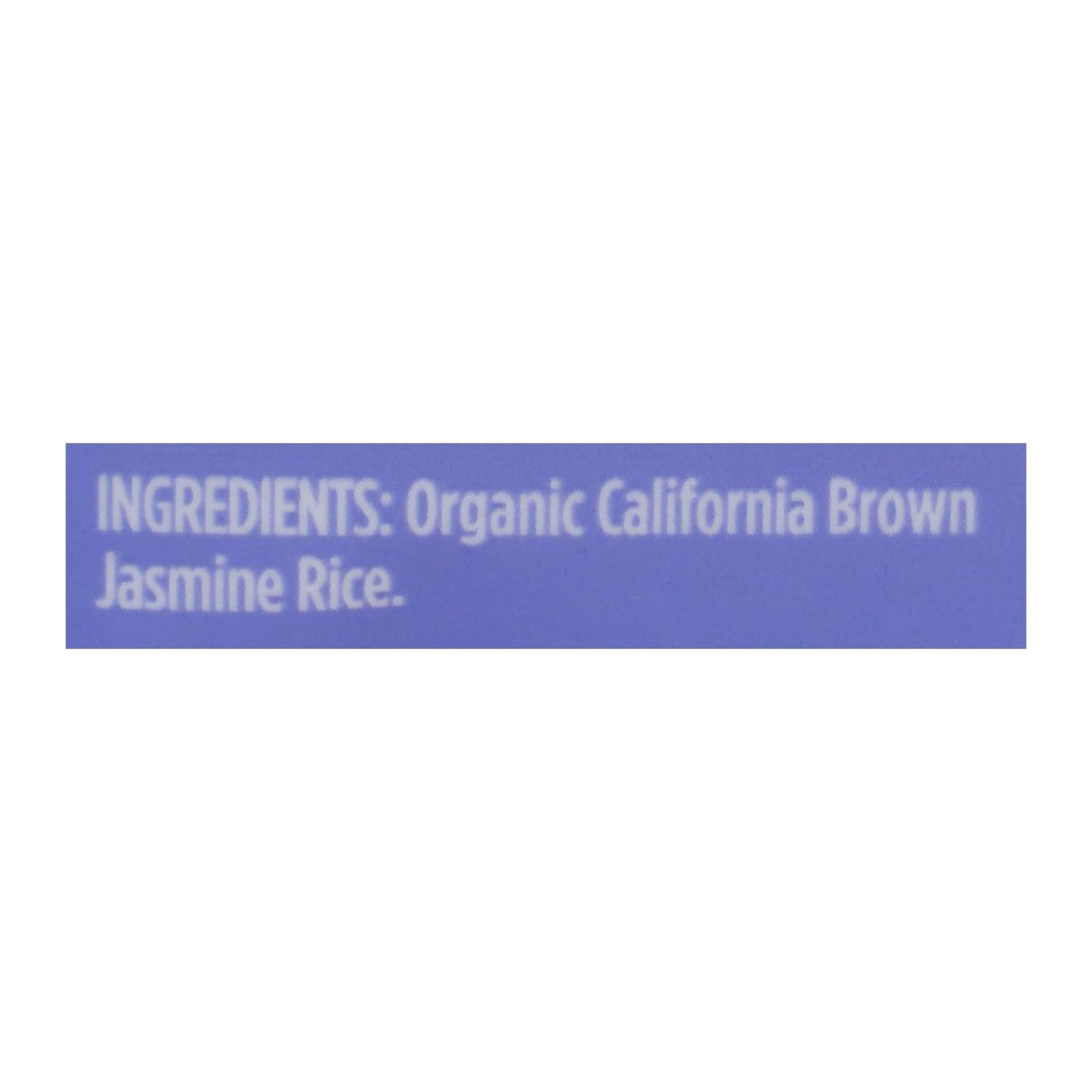 Lundberg Family Farms Brown Jasmine Rice - Case Of 6 - 2 Lb.