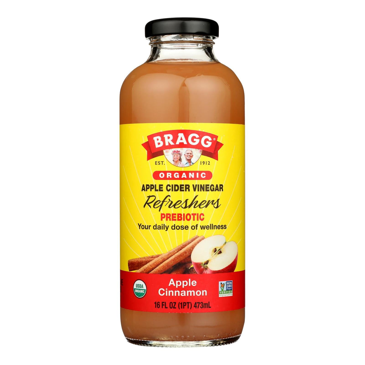 Bragg Apple Cider Vinegar Apple Cinnamon Drink 12-Pack