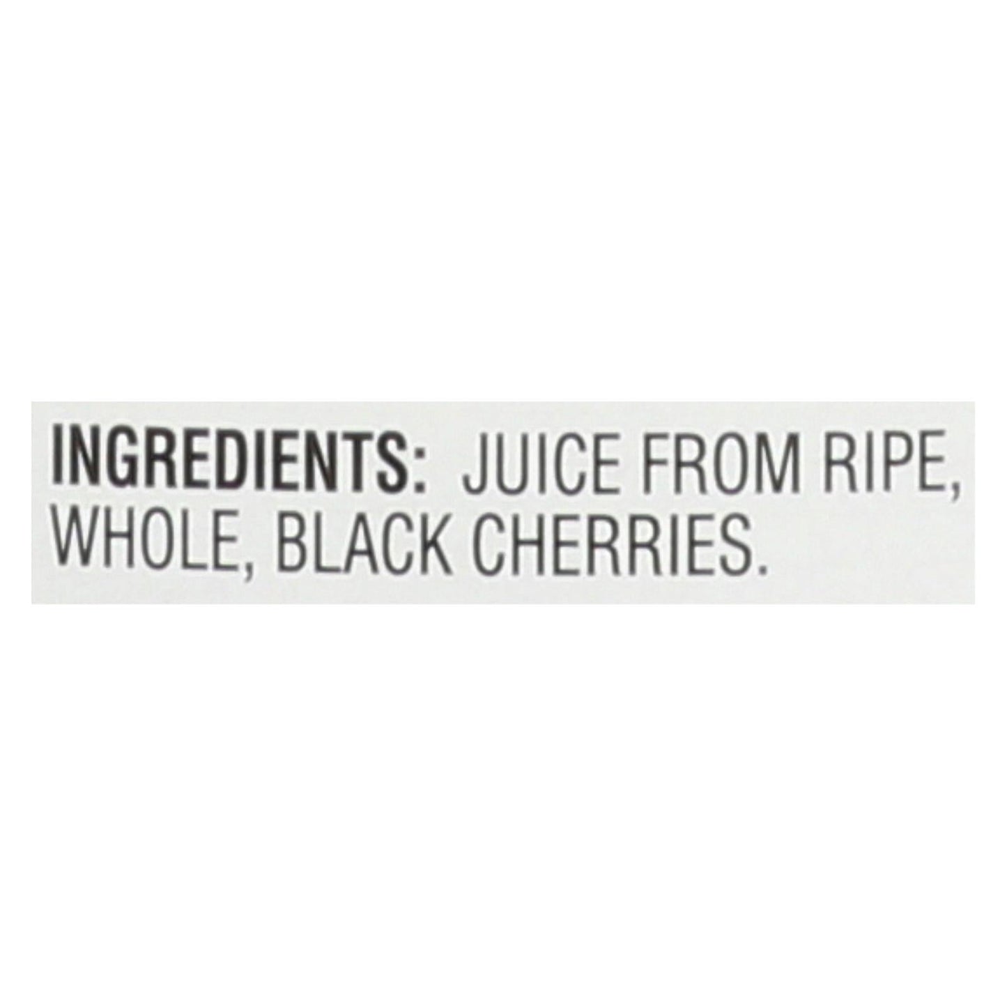 Rw Knudsen Just Black Cherry Juice  - Case of 6 - 32 FZ
