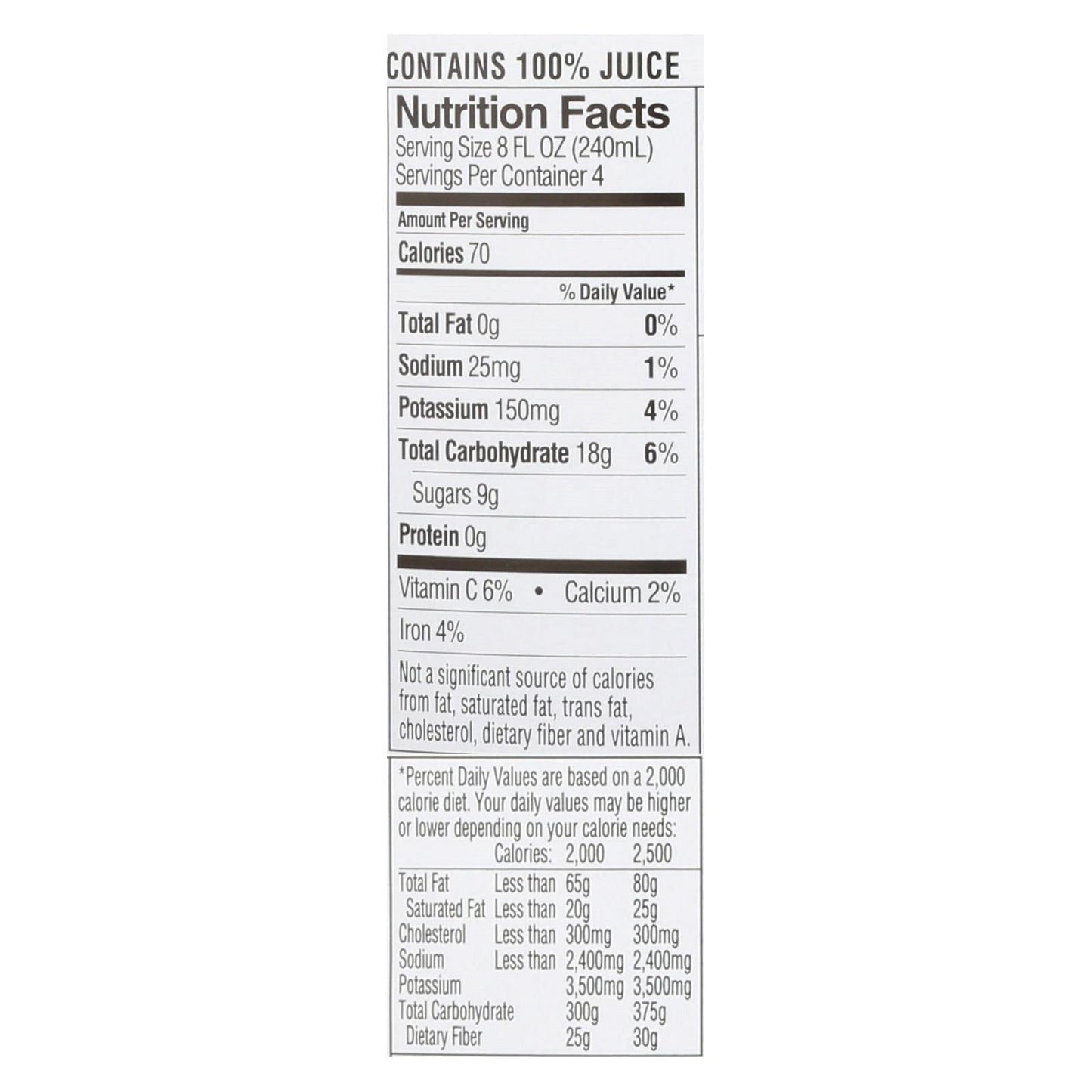 R.W. Knudsen - Juice - Just Cranberry - Case of 6 - 32 fl oz