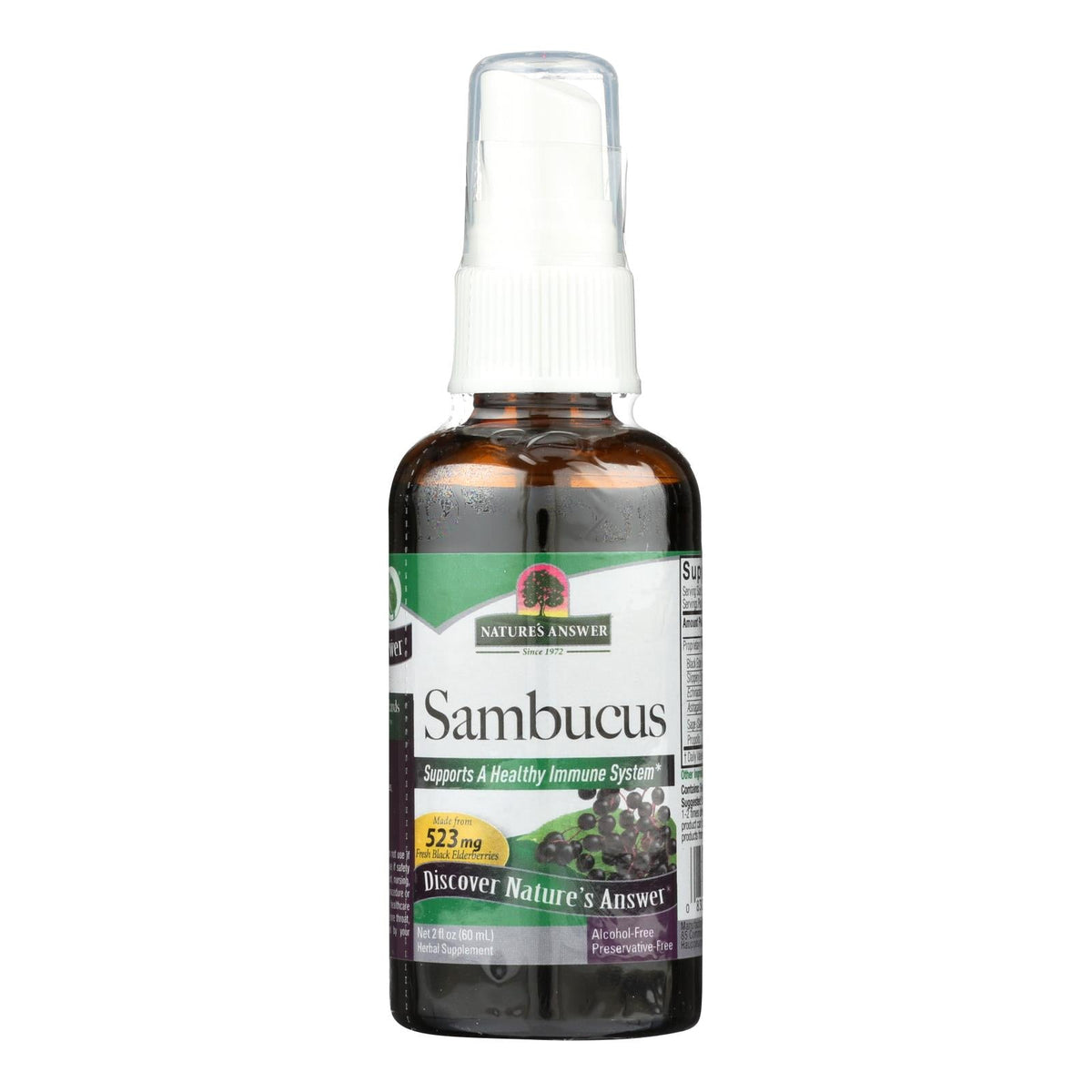 Sambucus Nigra Black Elderberry Extract Spray 2oz