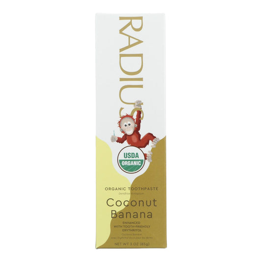 Radius Coconut Banana Chamomile Toothpaste - 3 Oz